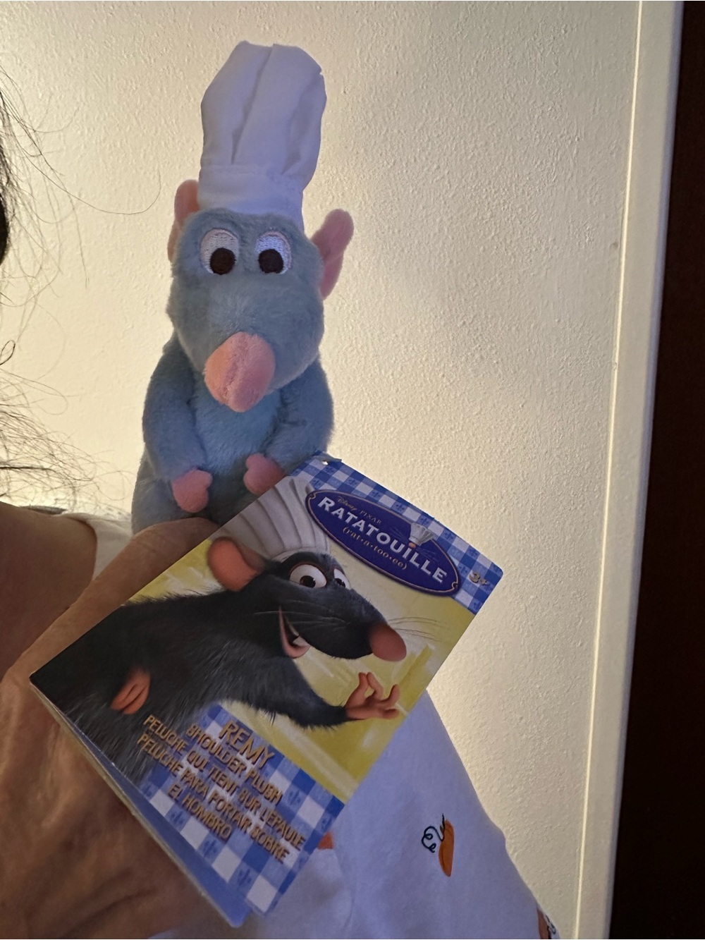 Remy shoulder magnet plush Ratatouille Disney Parks